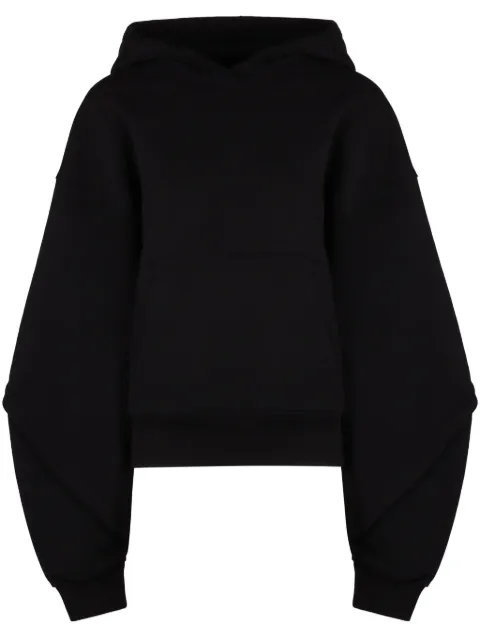 Mugler hoodie con mangas farol