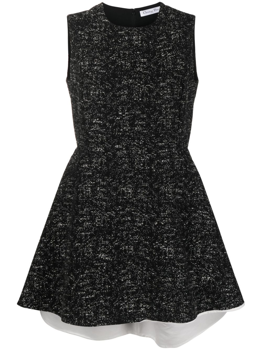 2010 woven flared mini-dress