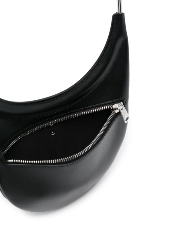 Leather Shoulder Bag in Black - Coperni