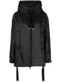 Max Mara drawstring-hooded jacket - Black