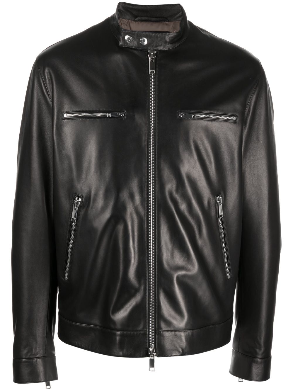 Valentino Garavani leather biker jacket - Black