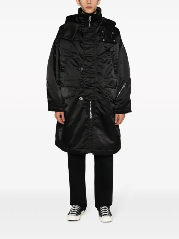 Études Studio パーカーコート ブラック