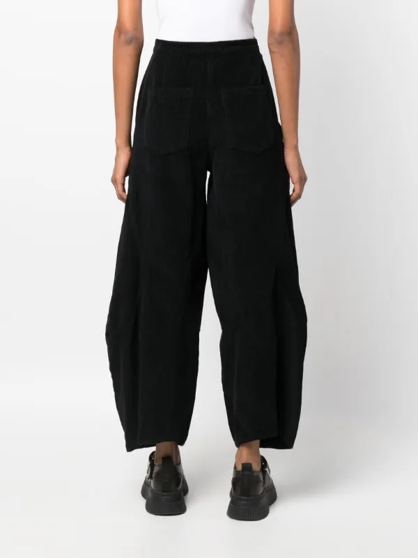 パンツ Henrik Vibskov High-Waisted Wide-Leg Pants With Textured Henrik Vibskov | SS23 Wide-Leg Pants with Raw Edges