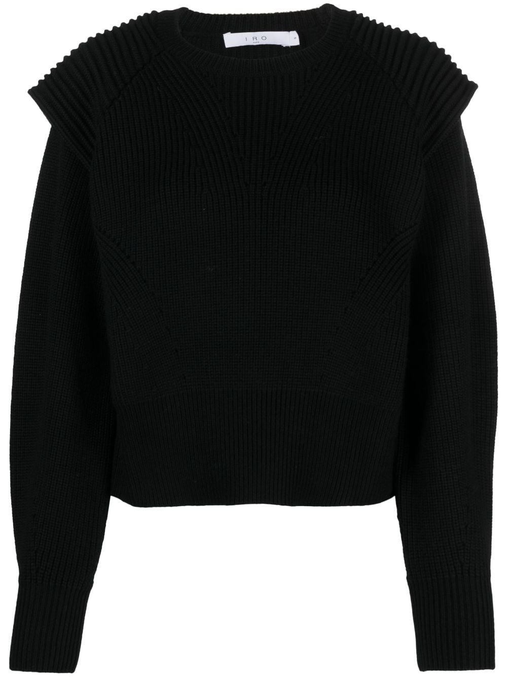 Black layered outlet jumper