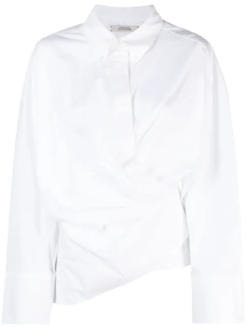 Dorothee Schumacher wrap-design long-sleeve shirt