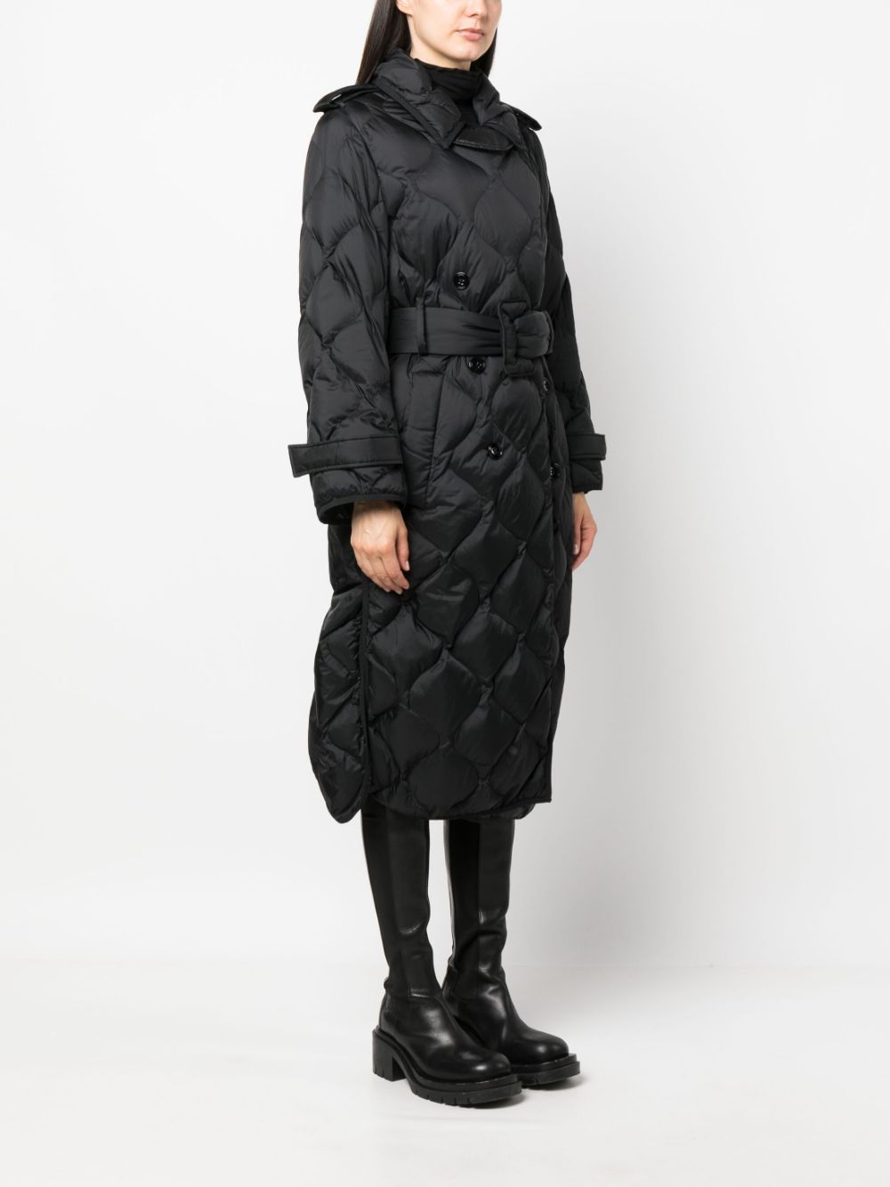 Dorothee Schumacher Quilted Down Trench Coat - Farfetch