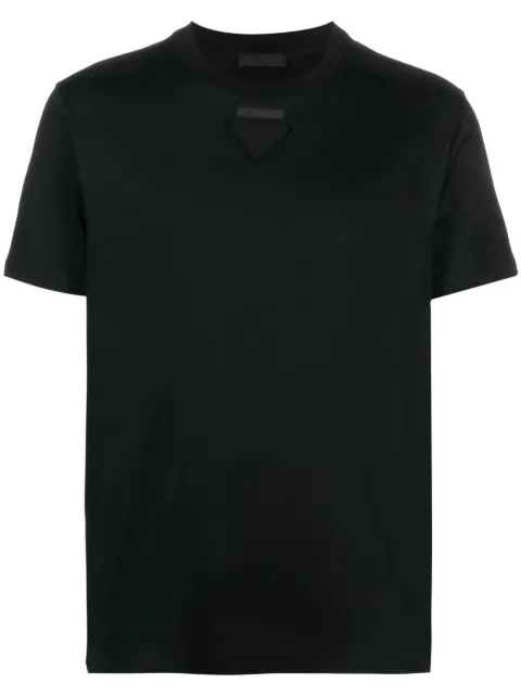 Prada playera con parche del logo