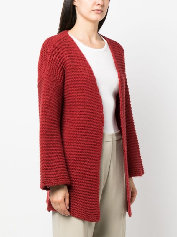 Cashmere open sale front cardigan