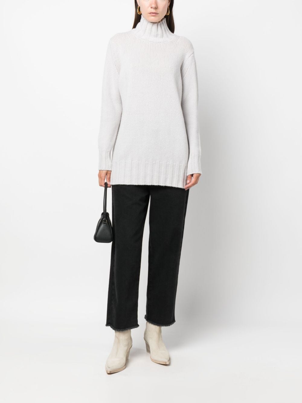 Incentive! Cashmere Kasjmier trui - Grijs