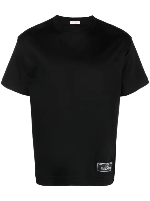 Valentino Garavani logo-patch cotton T-shirt