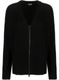 TOM FORD zip-up virgin-wool cardigan - Black