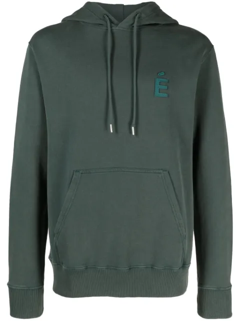 Etudes Klein logo-patch hoodie