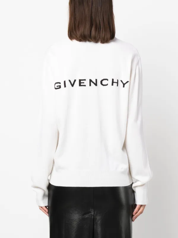 Givenchy ロゴ インターシャニット セーター | ブルー | FARFETCH JP