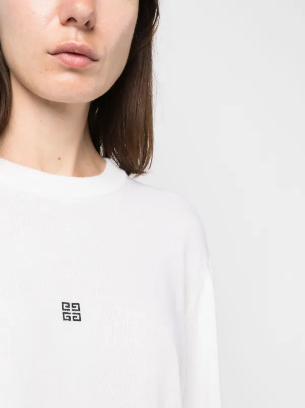 Givenchy ロゴ インターシャニット セーター | ブルー | FARFETCH JP