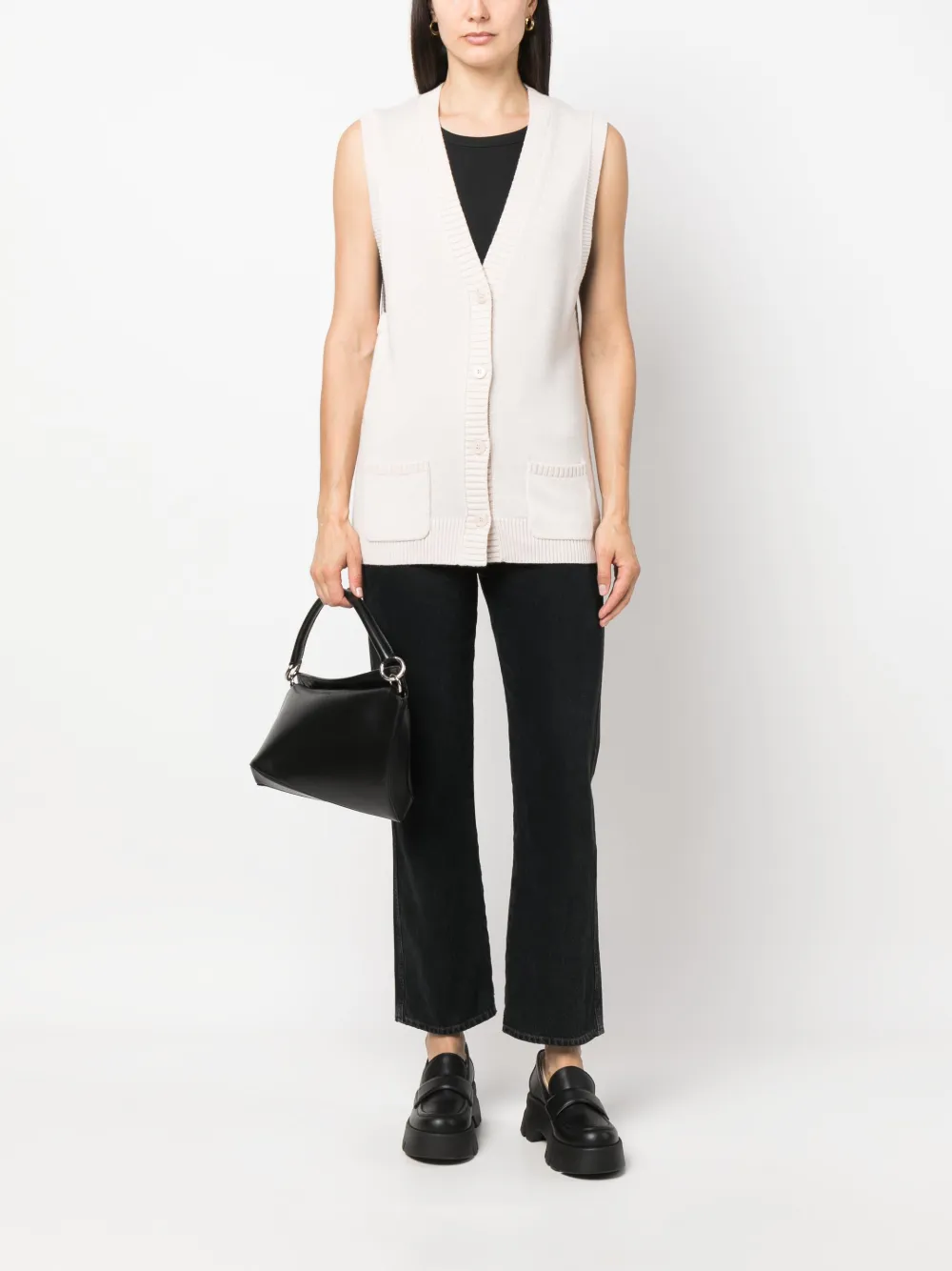 Dorothee Schumacher Hemd met V-hals - Beige