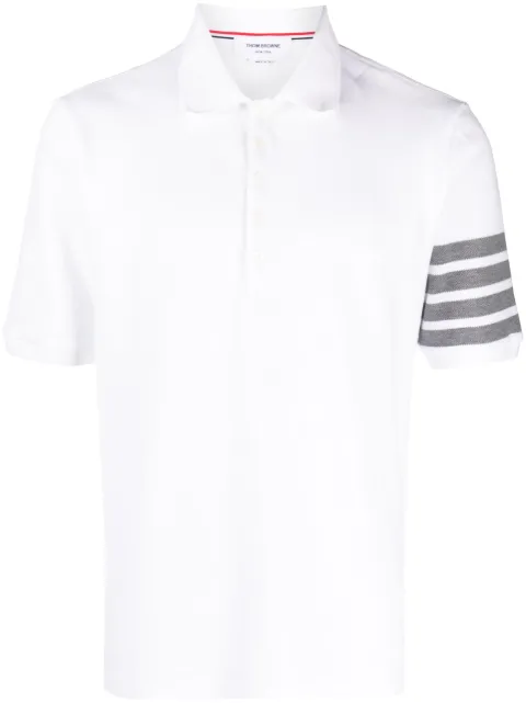 Thom Browne 4-Bar short-sleeve polo shirt