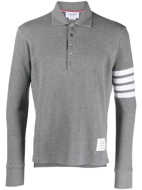 Polo à 4 bandes signature - Thom Browne - Modalova
