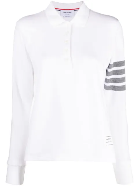 Thom Browne playera tipo polo con motivo 4-Bar
