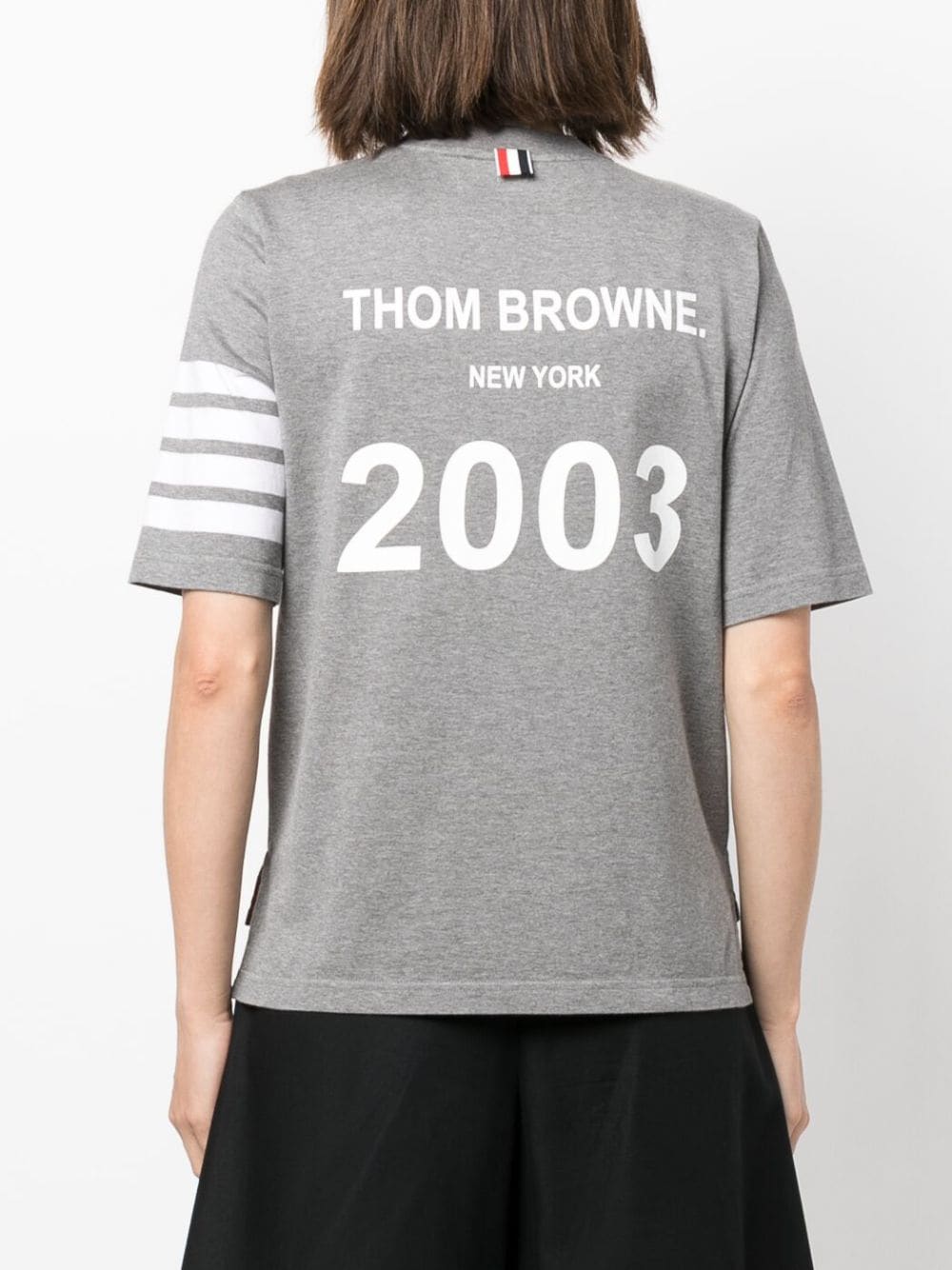 Thom Browne 4 Bar Stripe 2003 print T shirt Farfetch