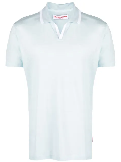 Orlebar Brown Felix linen piqué polo shirt