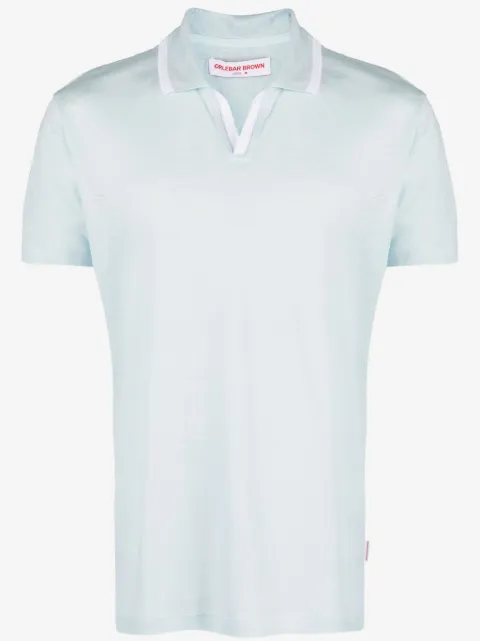 Orlebar Brown Felix linen piqué polo shirt