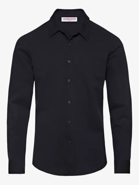 Orlebar Brown Giles piqué cotton shirt
