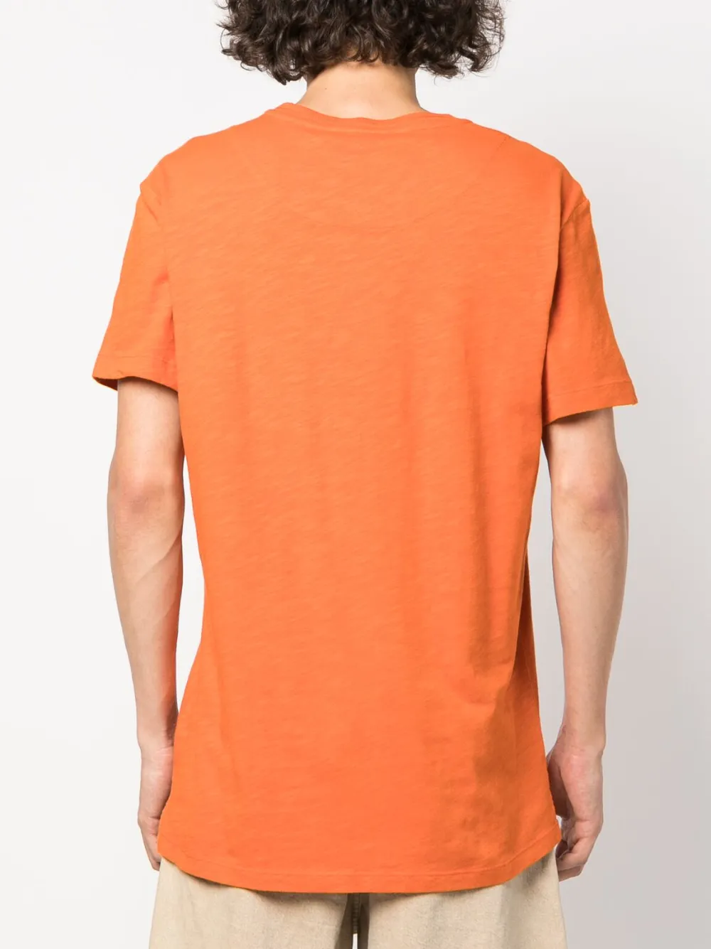 Orlebar Brown T-shirt met opgestikte zak Oranje