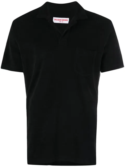 Orlebar Brown terry-cloth cotton polo shirt