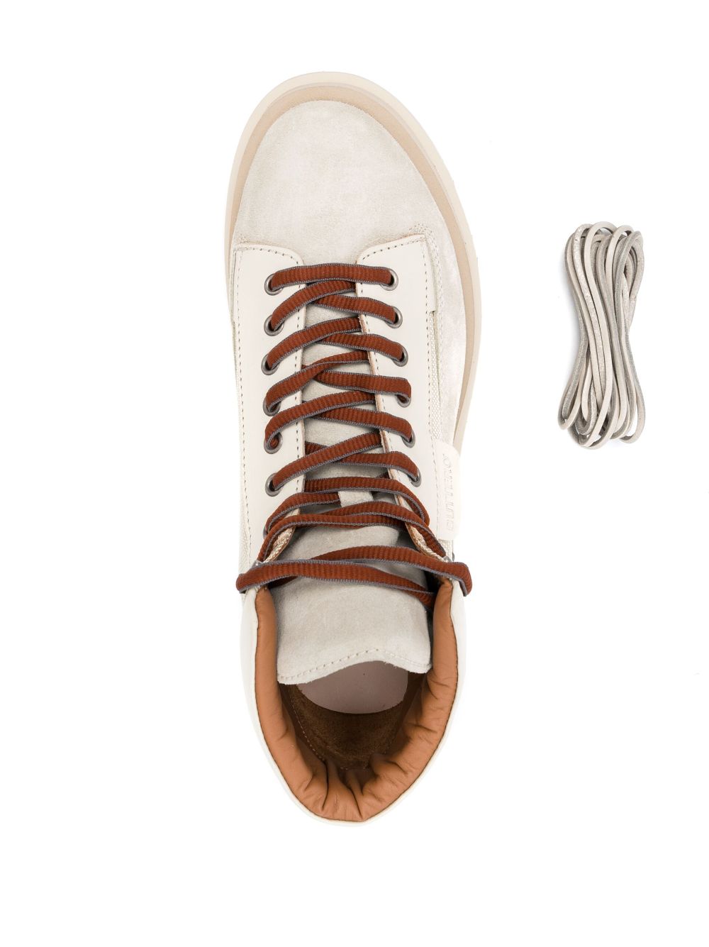 Shop Buttero Lace-up Suede Boots In Neutrals