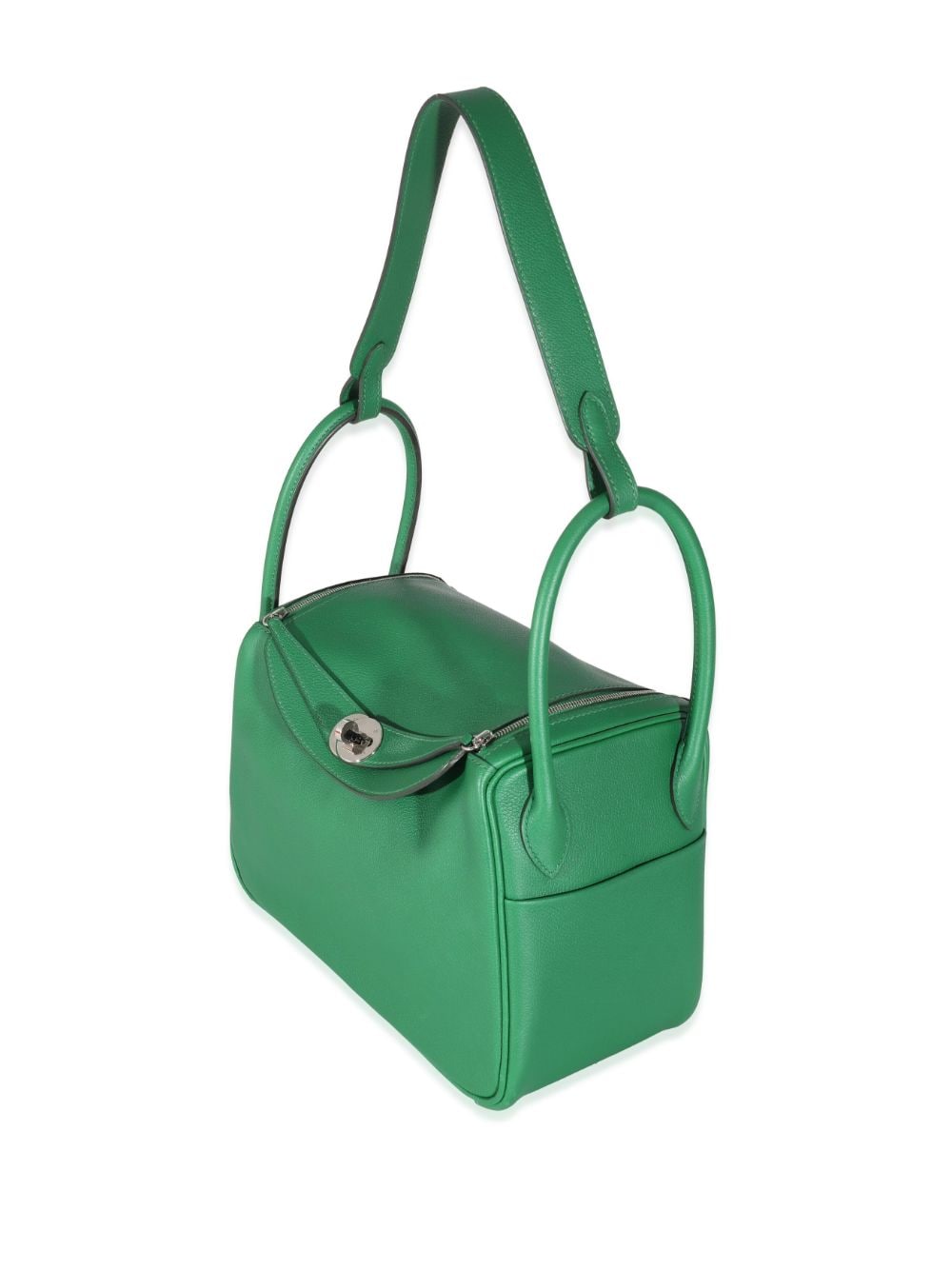 Pre-owned Hermes 2019  Lindy 26 Handbag In Green