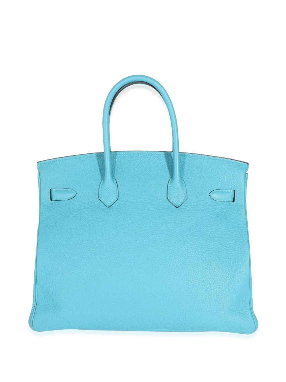 Pre-owned Hermes 2014  Birkin 35 Handbag In Blue