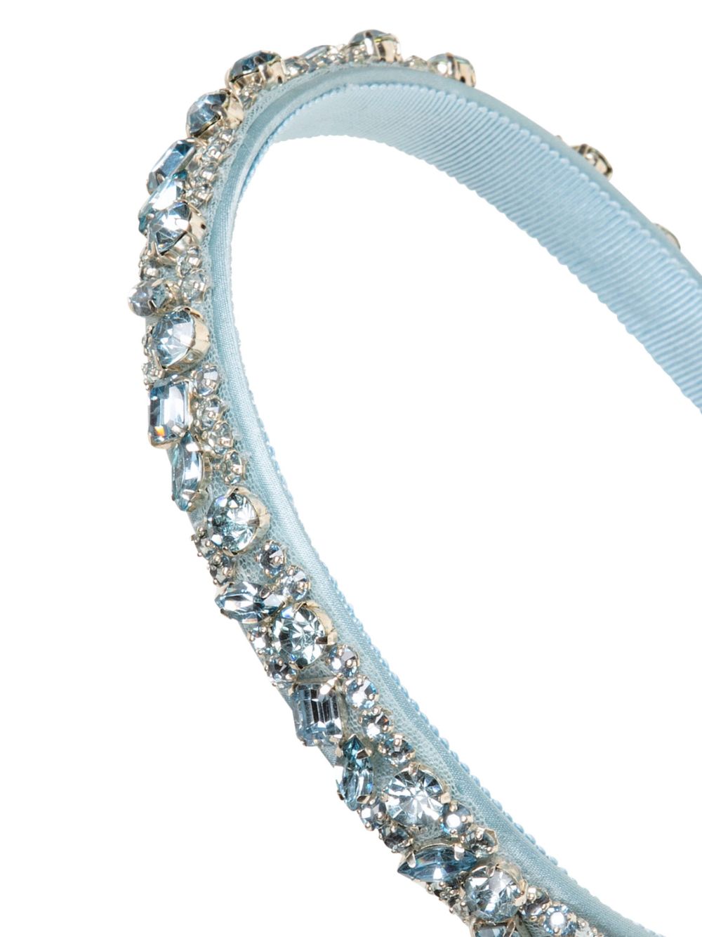 Jennifer Behr Essen crystal-embellished headband - Blauw