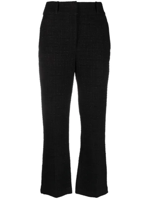 IRO bouclé straight-leg cropped trousers