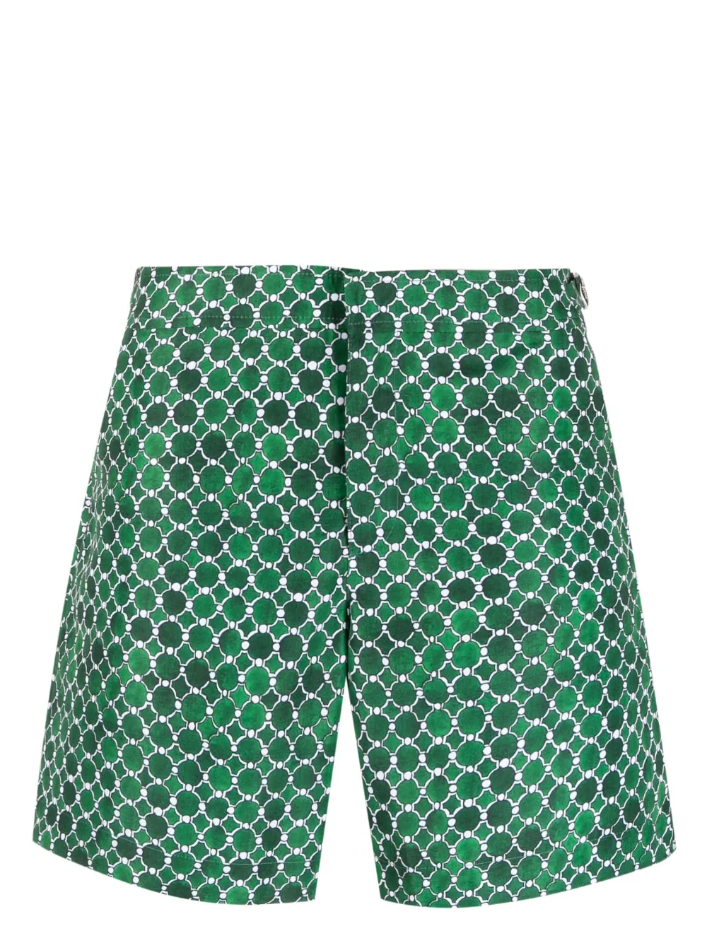 Orlebar Brown Bulldog graphic-print swimming shorts - Green