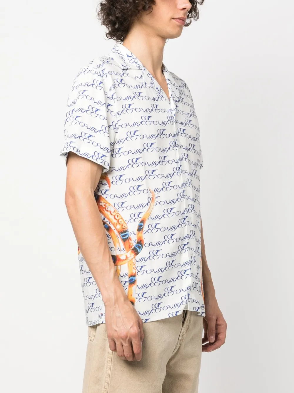 Orlebar Brown Travis James Bond Shirt In White