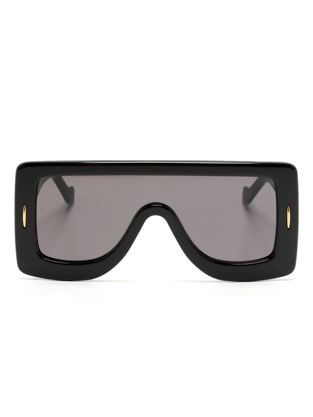 Loewe Anagram Mask Acetate Sunglasses In Schwarz Modesens 7476