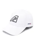 Autry logo-embroidered cotton cap - White