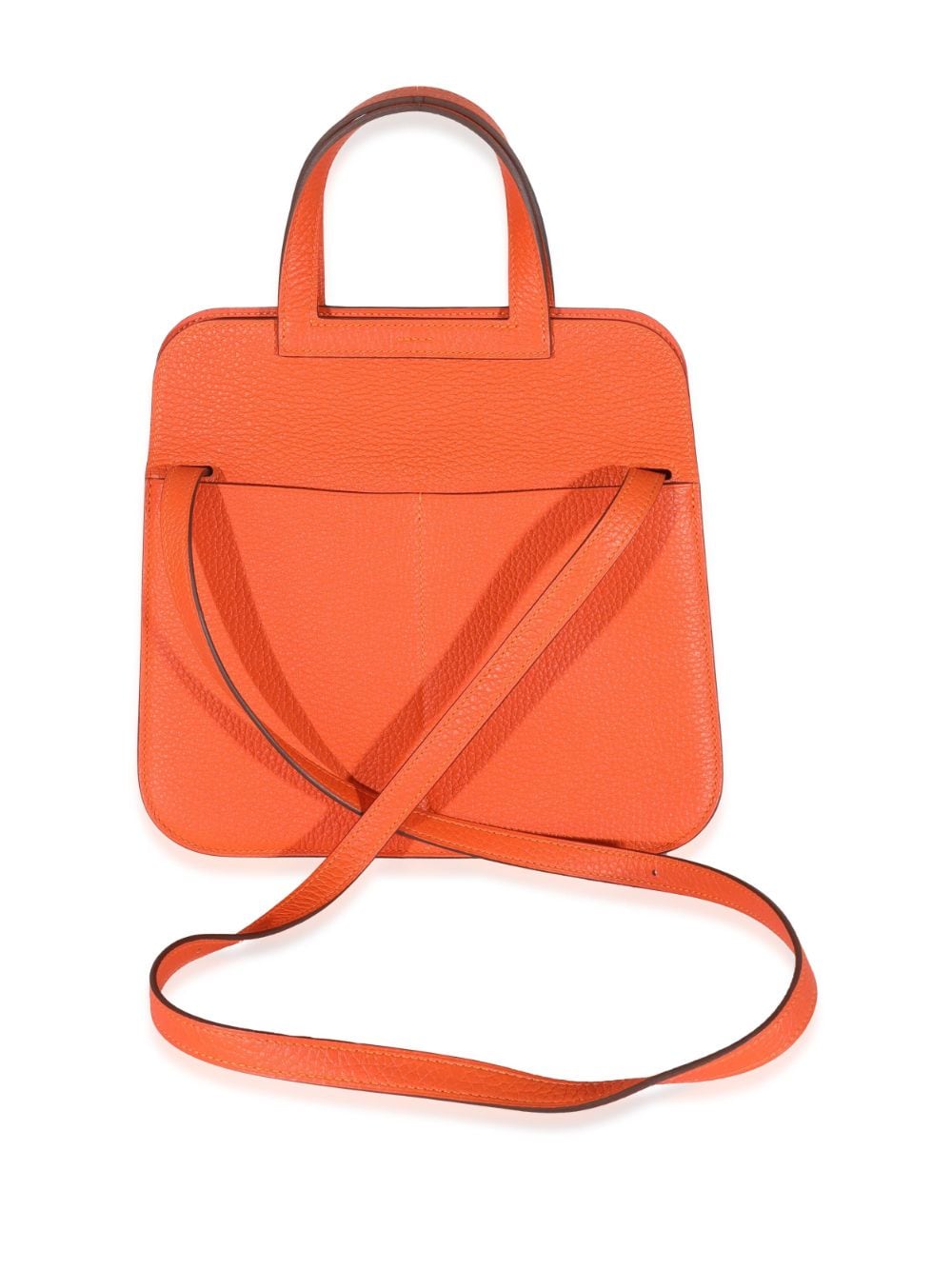 Hermès 2022 pre-owned Halzan 25 schoudertas - Oranje