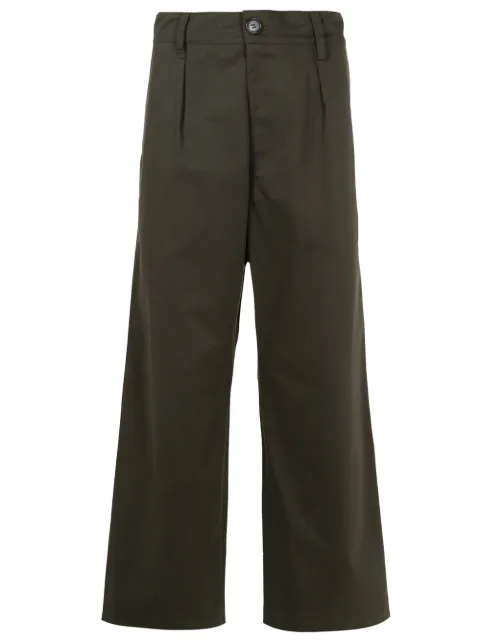 Àlg Calça chino wide leg de algodão