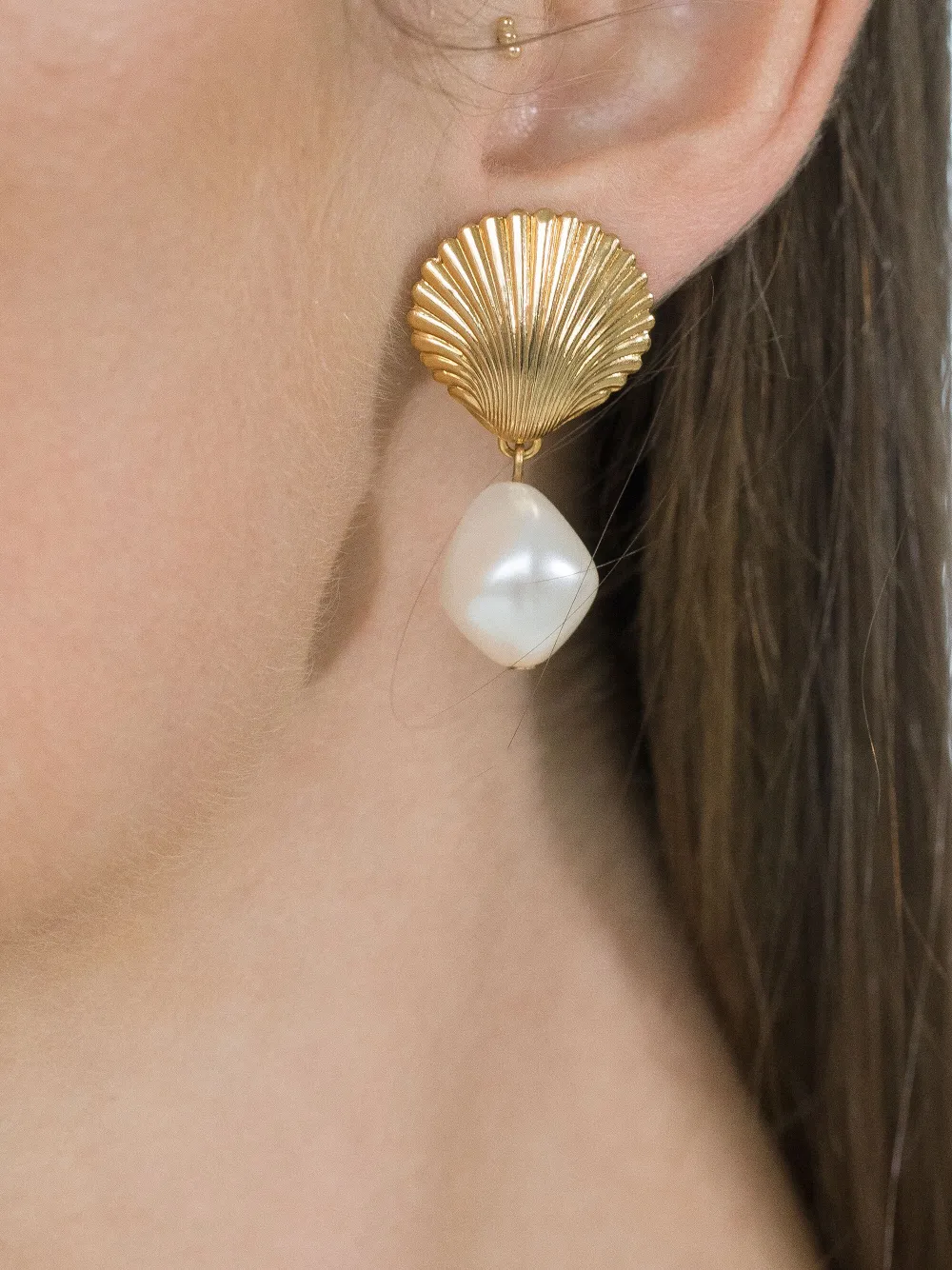 Jennifer Behr ピアス パール スタッド 編み込み アンティーク レンタルご予約分】JENNIFER BEHR Gabriella Earring/ガブリエラ