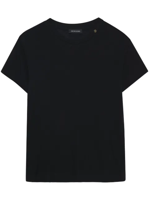 ANINE BING Amani logo-plaque T-shirt