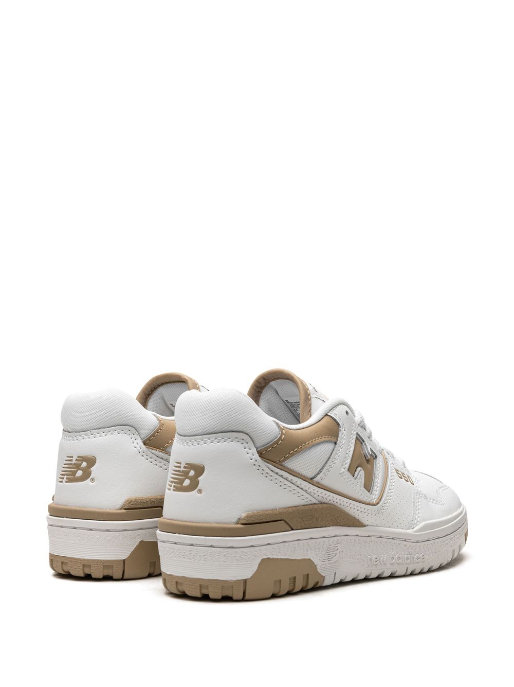 Shop New Balance 550 "white Beige" Sneakers In Neutrals