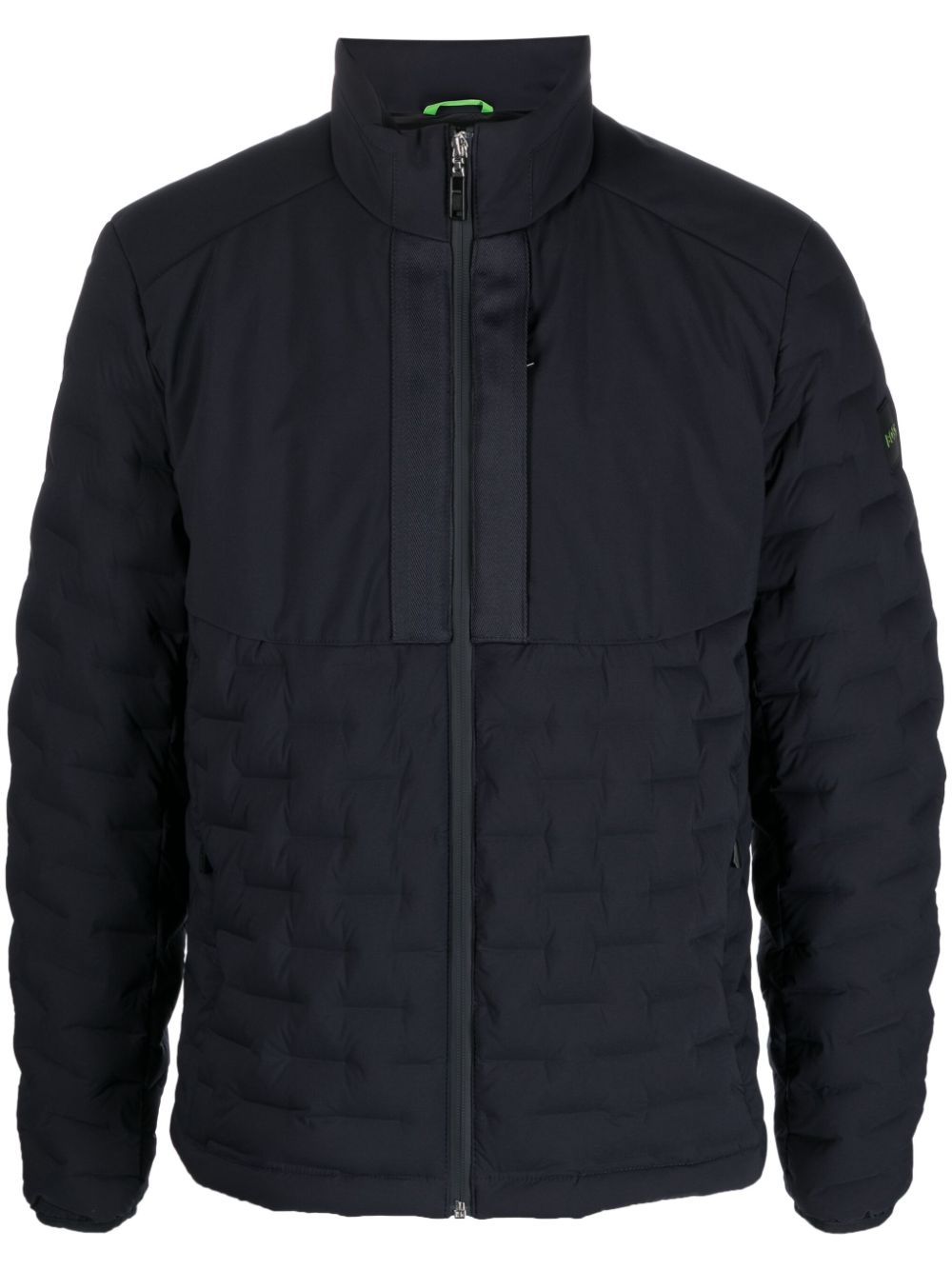 zip-up padded jacket