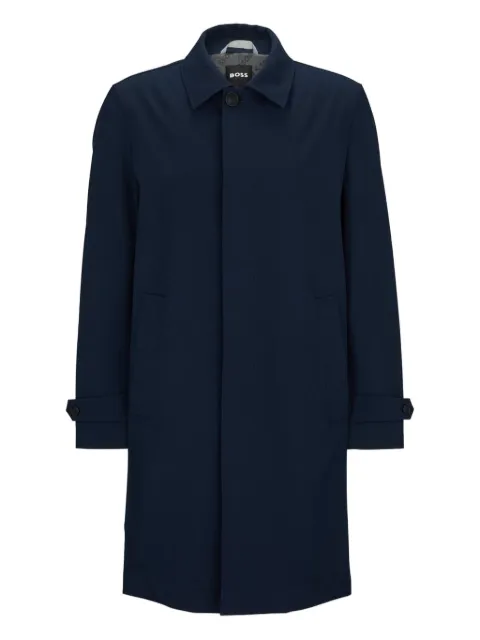 BOSS button-up trenchcoat