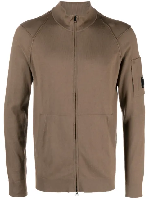C.P. Company cárdigan con detalle de lente y cierre