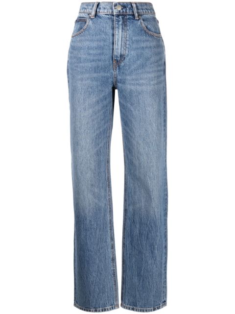 Alexander Wang mid-rise straight-leg jeans Women