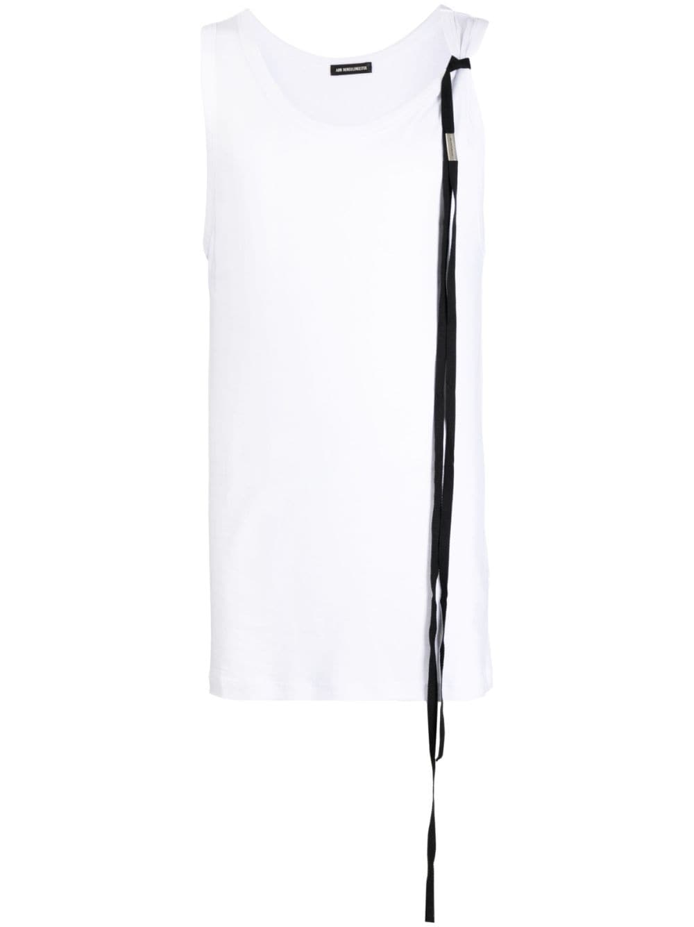 Ann Demeulemeester Seva strap-detailing tank top - White