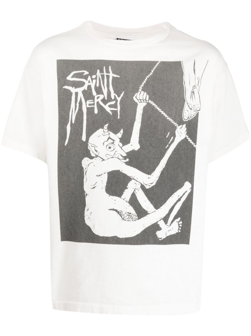 SAINT MXXXXXX T-shirt met print Wit