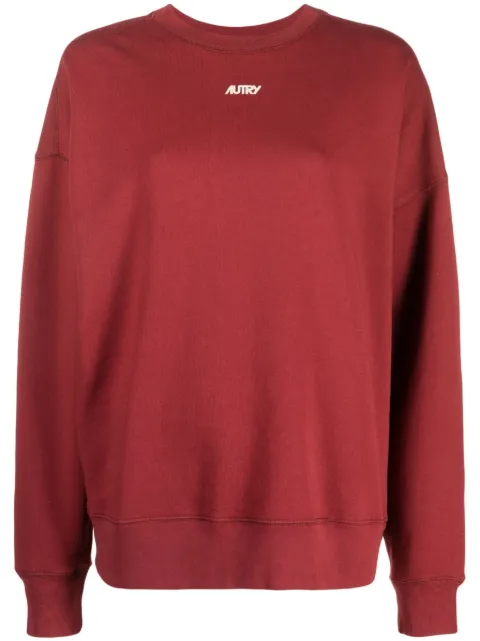 Autry logo-embroidered cotton sweatshirt