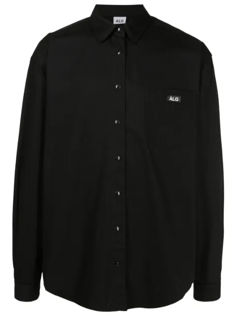 Àlg Camisa oversized mangas longas